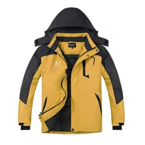 Men's Waterproof Jacket Hooded Warm  Windproof