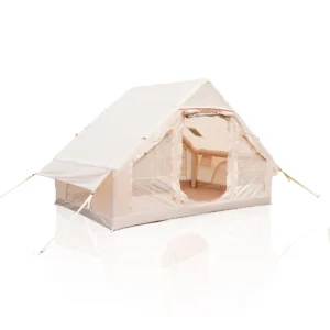 Inflatable Camping Tent Waterproof - Windproof Includes Hand Pump