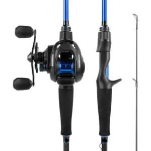Rod and Reel Combo Baitcasting IM6 Graphite 2Piece Blanks with Stainless