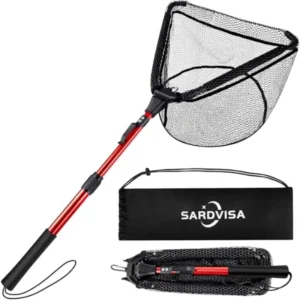 Foldable Floating Fishing Net, Tangle-Free