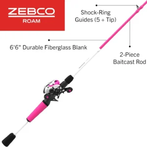 6'6" Medium-Heavy Fast Action Baitcast Combo