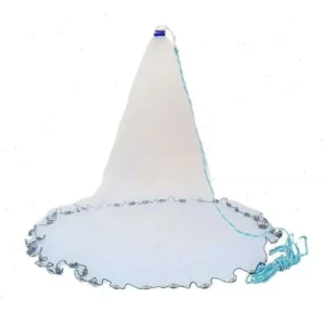 Fishing Cast Net, 10ft Diameter 3m, Anti-Tangle Mesh,