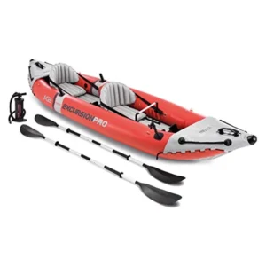 Excursion Pro Inflatable Kayak Set: 2-Person 400lb Bucket Seat