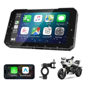 5 Inch Touch Screen Motorcycle CarPlay IP67 Waterproof